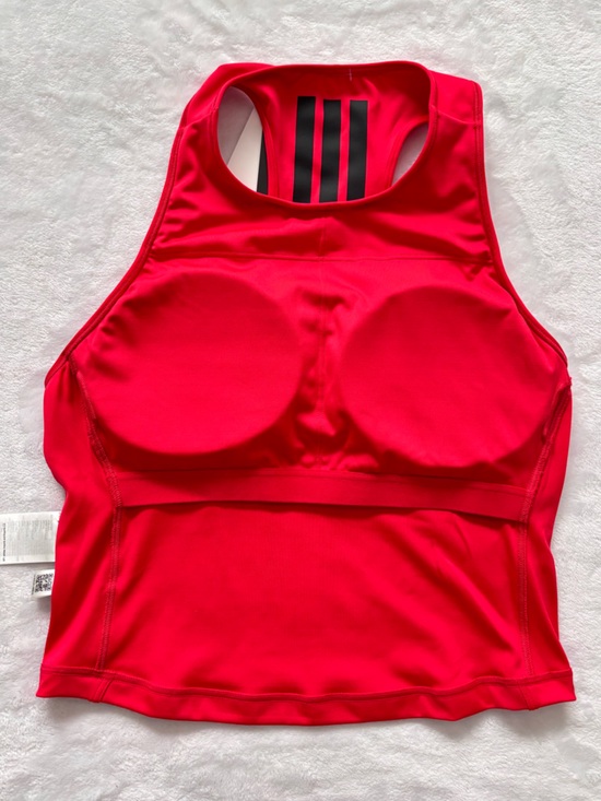 ADIDAS Primelist Pure Ruby Racerback 3-Stripes Bra Tank--NWT--L - Picture 9 of 16